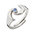 Ring der Erdgöttin - blauer Saphir